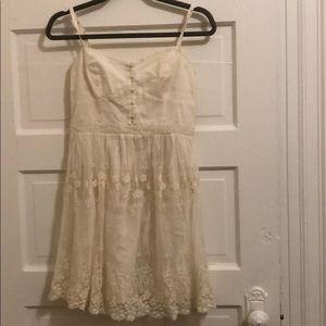 Lace and eyelet sundress